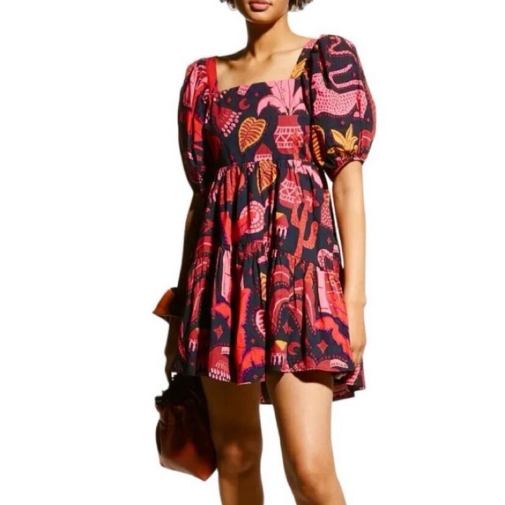 Farm Rio Tropical Magic Mini Dress